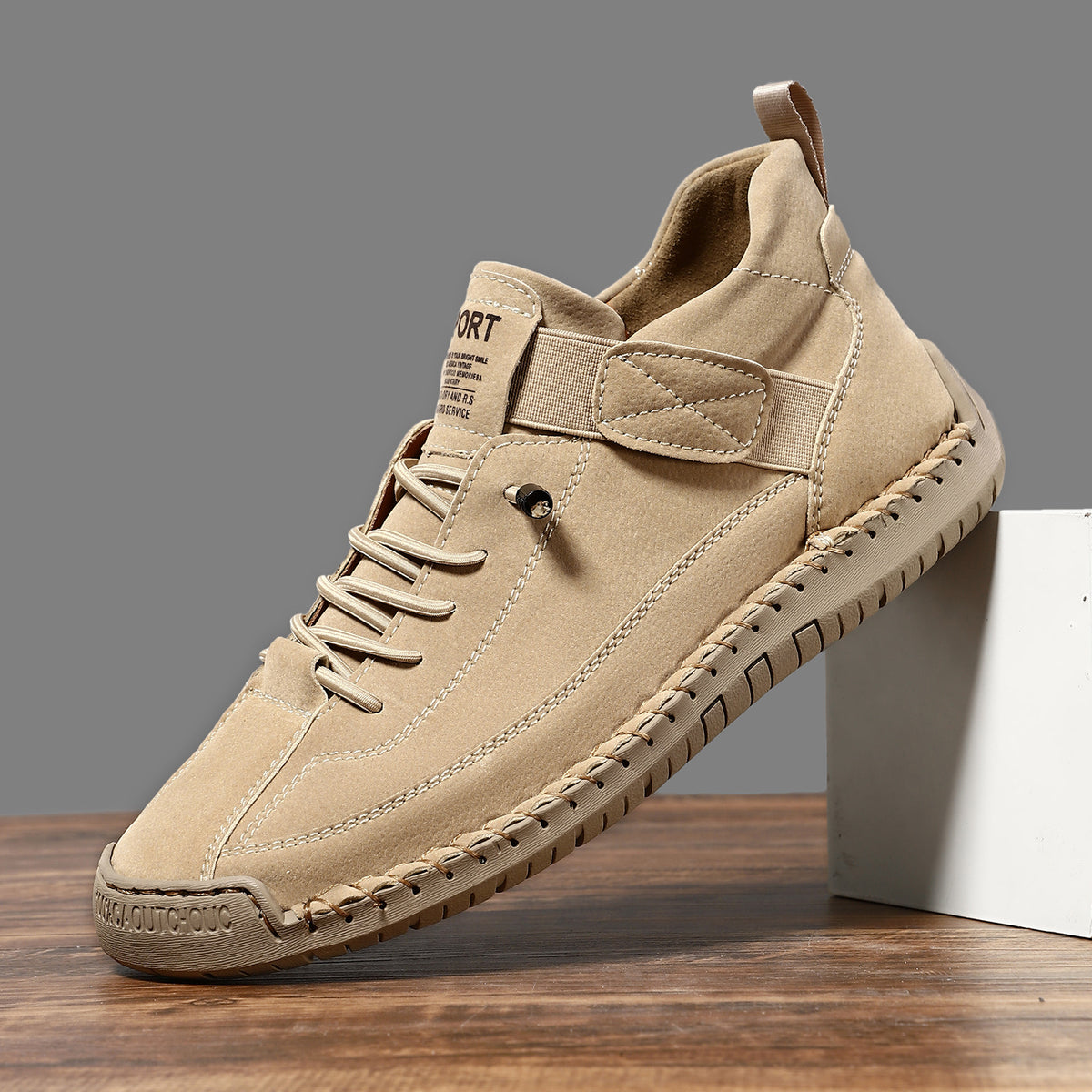 Premium Handmade Stitched Flat Martin Boots | Unisex Leather Boots