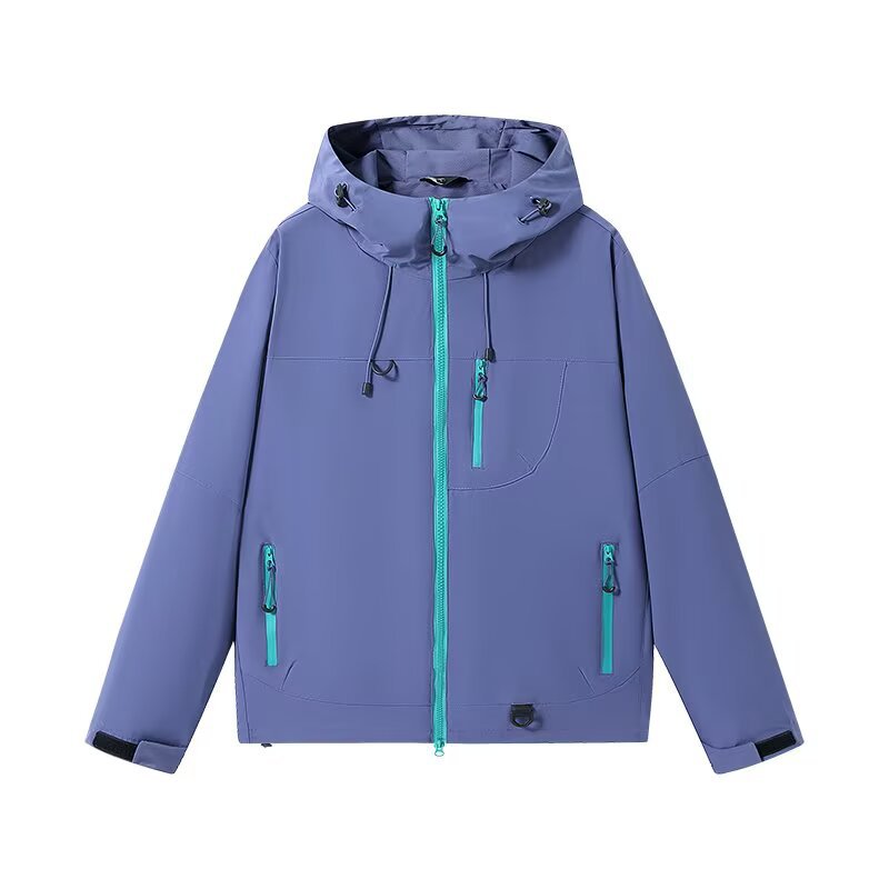 Women's Waterproof Windproof Softshell Jacket – Lightweight Petite Coat