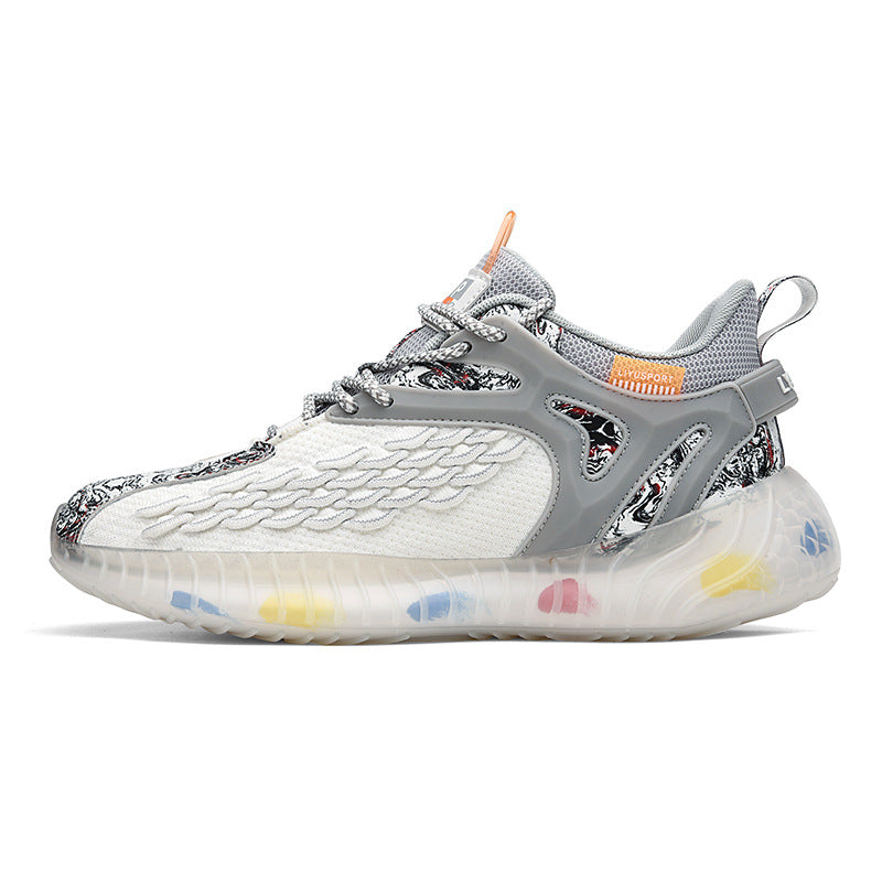 Men's Fly-Knit Running Shoes – Breathable Sports Trainers