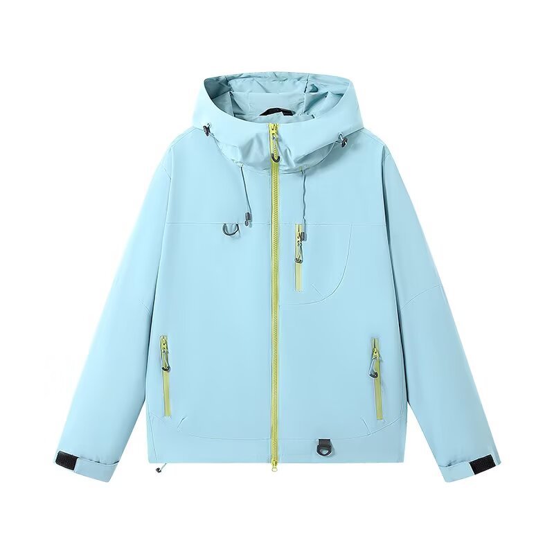 Women's Waterproof Windproof Softshell Jacket – Lightweight Petite Coat