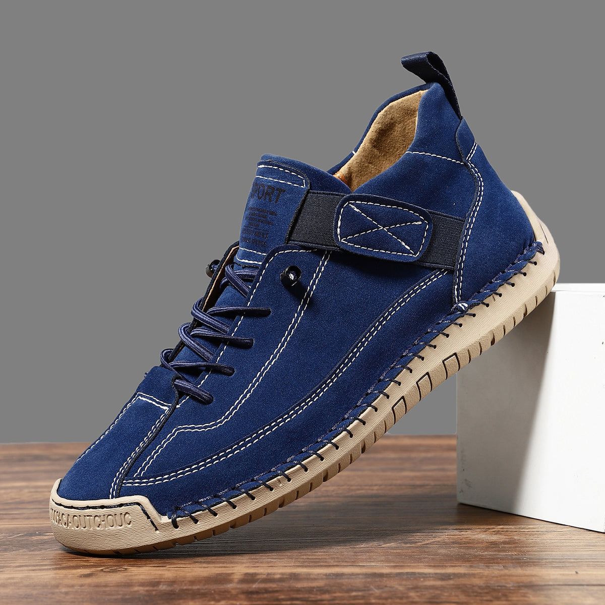 Premium Handmade Stitched Flat Martin Boots | Unisex Leather Boots