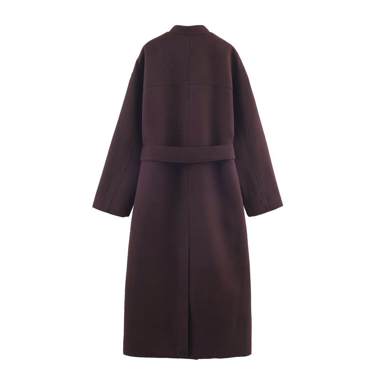 Long Waistband Coat Jacket – Belted Streetwear Coat