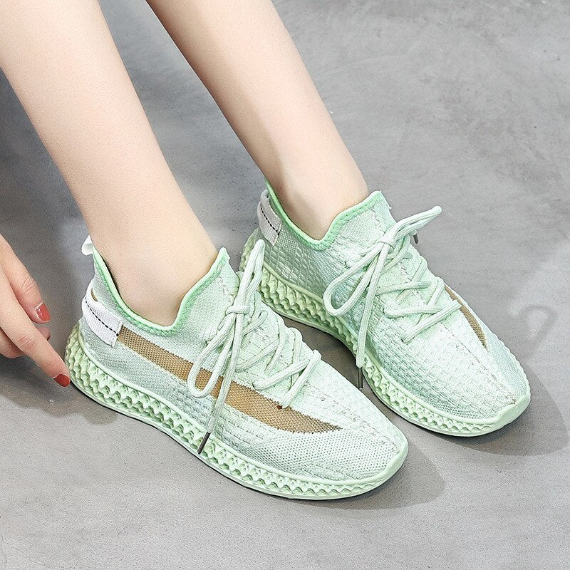 Women's Knitted Sneakers – Summer Sock-Fit Trainers