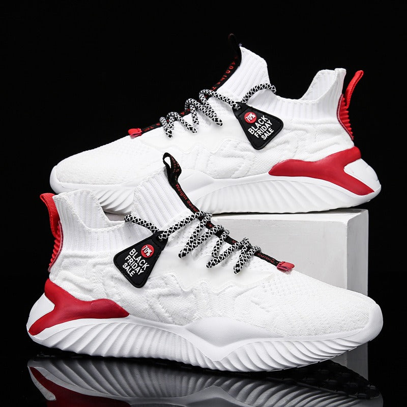 Men's Breathable Mesh Running Shoes – Casual Sports Sneakers