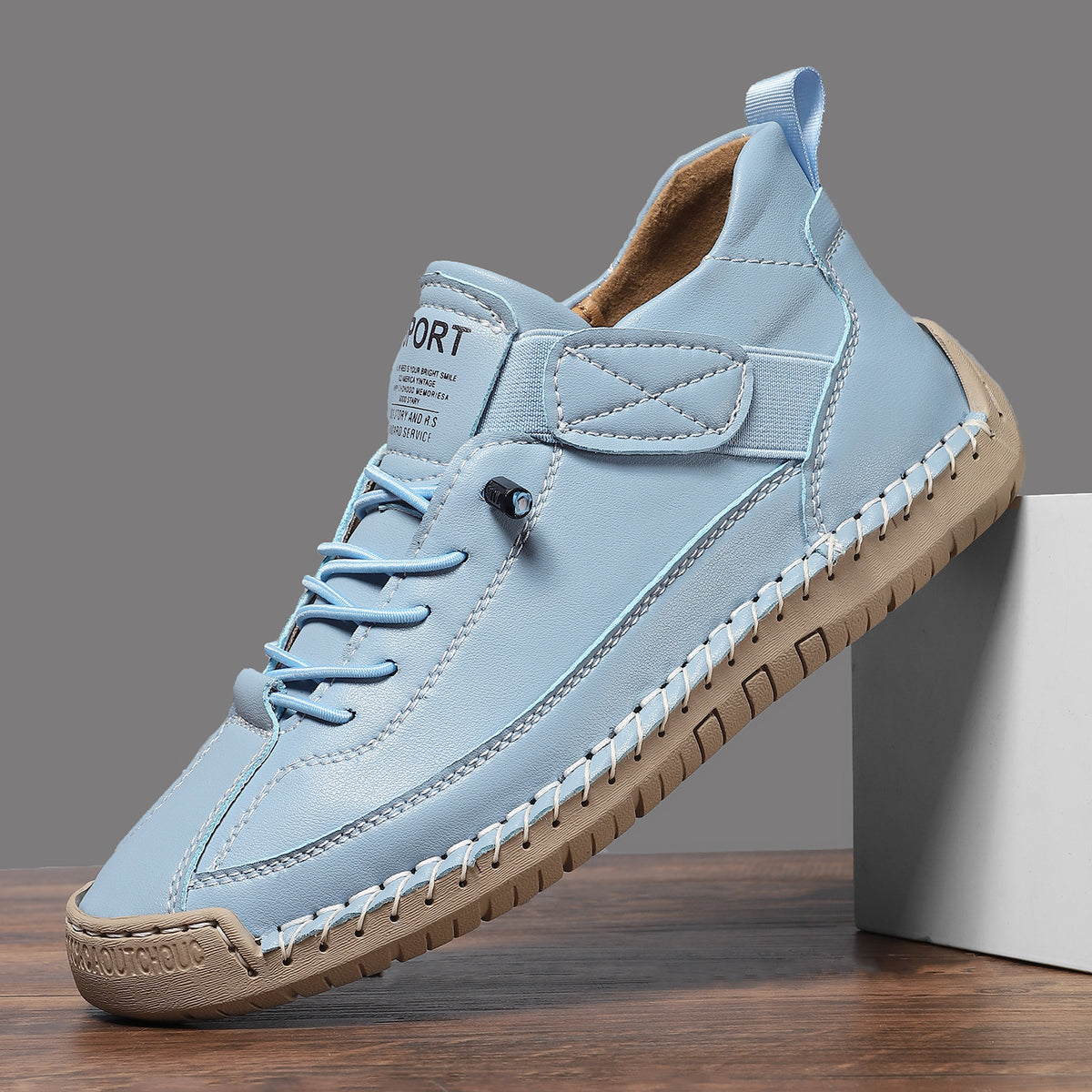 Premium Handmade Stitched Flat Martin Boots | Unisex Leather Boots