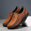 Men's Breathable Casual Business Shoes – British Style Slip-On
