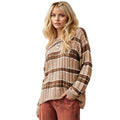 Loose striped sweater for women