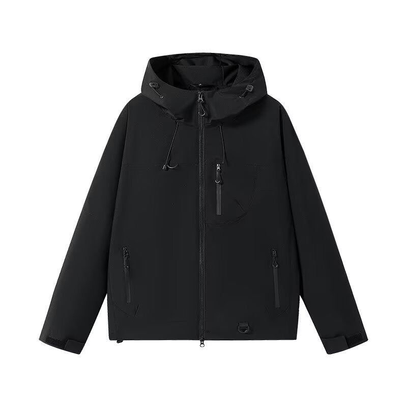 Women's Waterproof Windproof Softshell Jacket – Lightweight Petite Coat