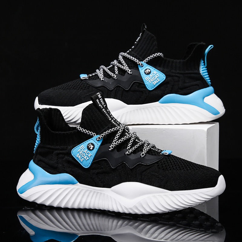 Men's Breathable Mesh Running Shoes – Casual Sports Sneakers