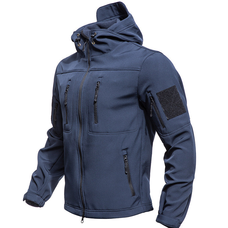 Men's Softshell Jacket – Fleece Lined Camo Outdoor Coat