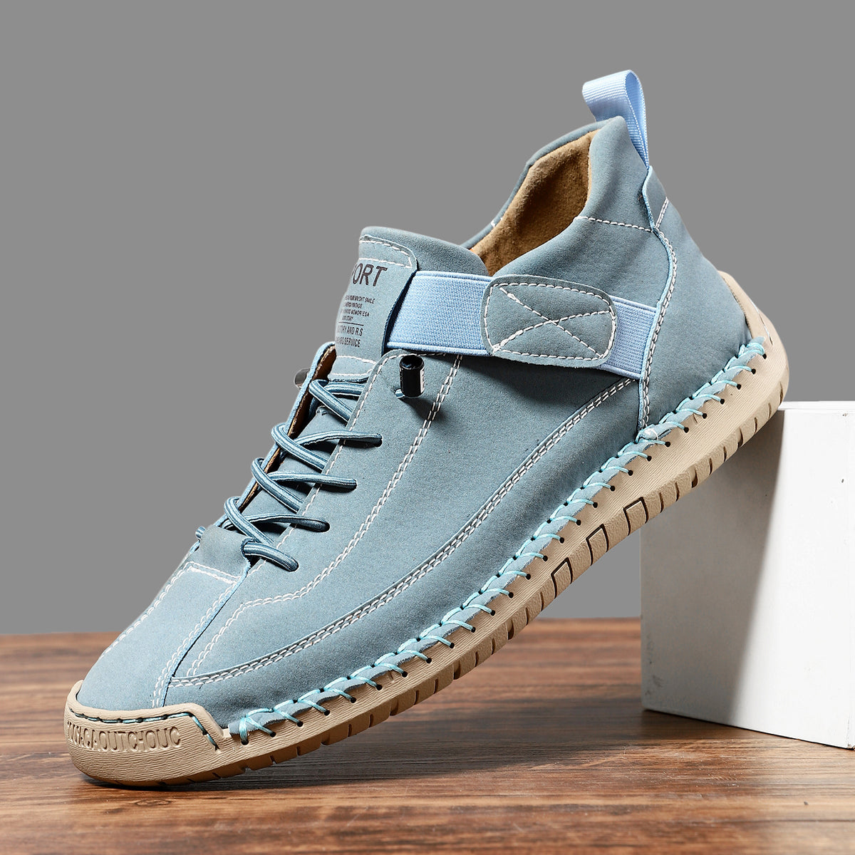 Premium Handmade Stitched Flat Martin Boots | Unisex Leather Boots