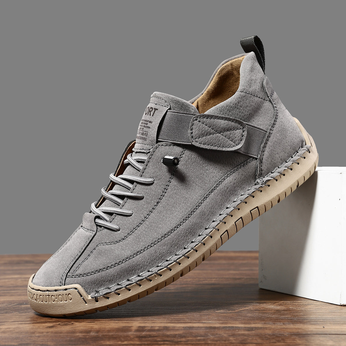 Premium Handmade Stitched Flat Martin Boots | Unisex Leather Boots