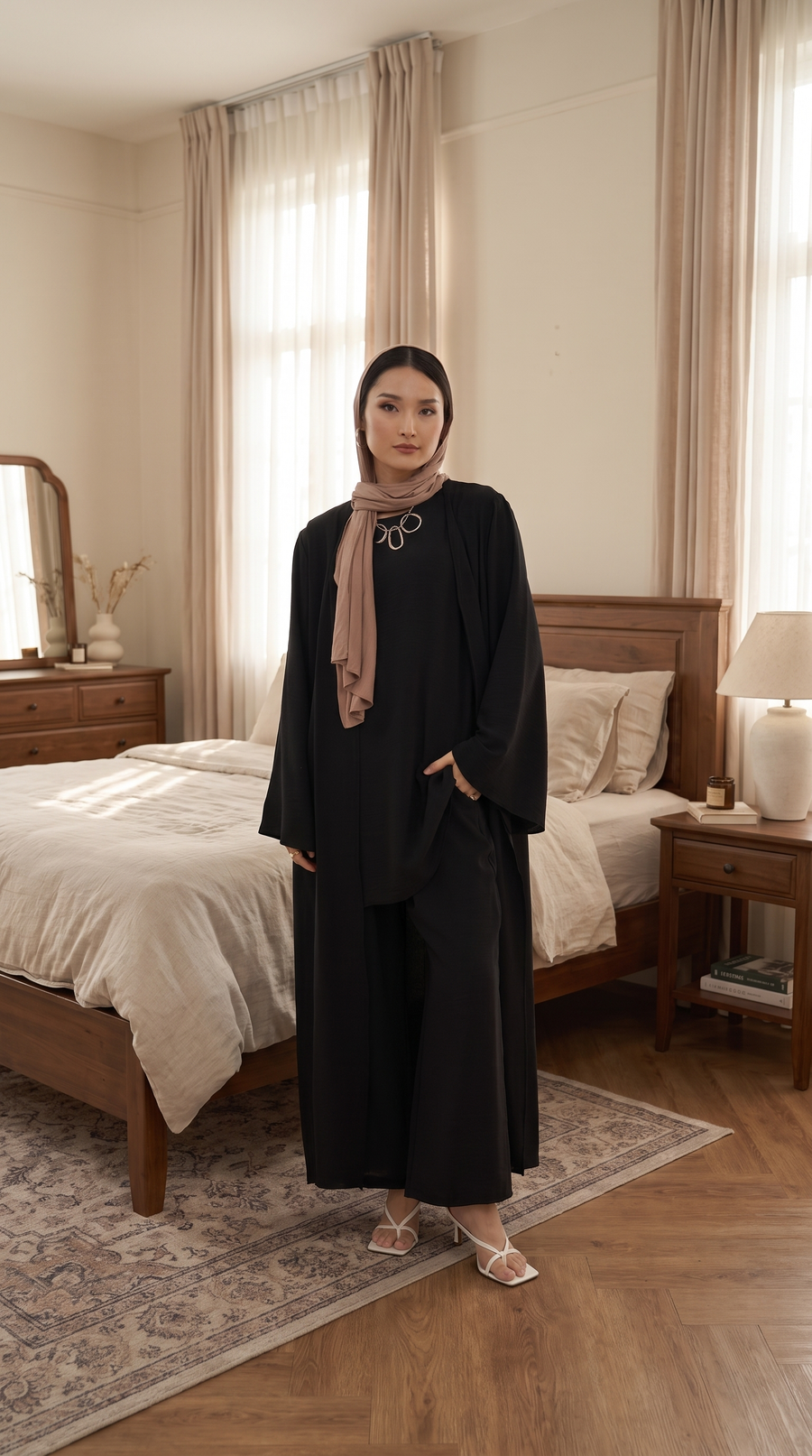 Sable & Ash Turkish Three-Piece Suit Set