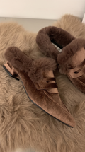 Cosy Platform Fur Slippers | Warm Faux Fur Slides