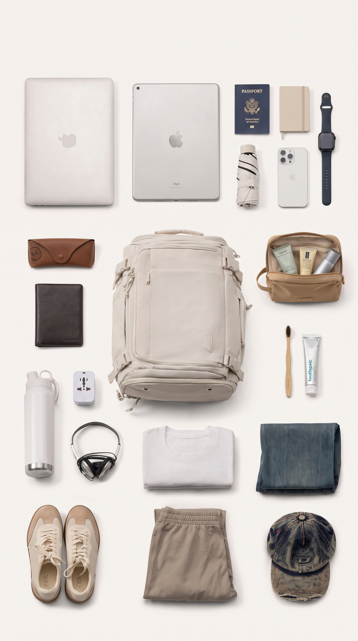 SableAir® 38L Expandable Travel Backpack + Free Gift