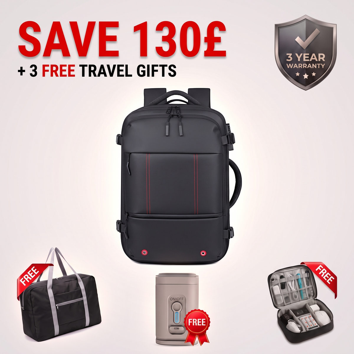 SableAir® Vacuum Compression Travel Backpack